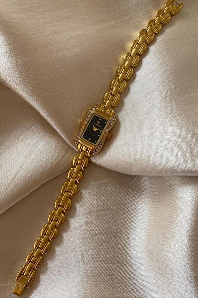 MercanSaat Daymond Rene Altın Sarı Kaplama Paslanmaz Çelik Özel Tasarım Çelik...