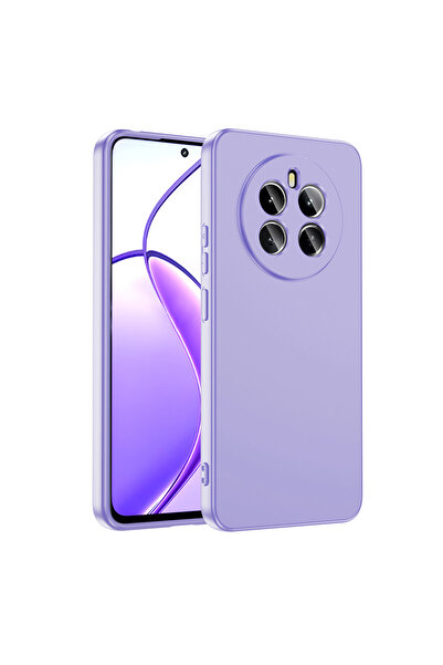 Nezih Case Realme 12 4G Uyumlu Kamera Korumalı (KADİFE İÇ YÜZEY) Renkli Silik...