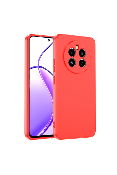 Nezih Case Realme 12 Plus Uyumlu Kamera Korumalı (KADİFE İÇ YÜZEY) Renkli Sil...