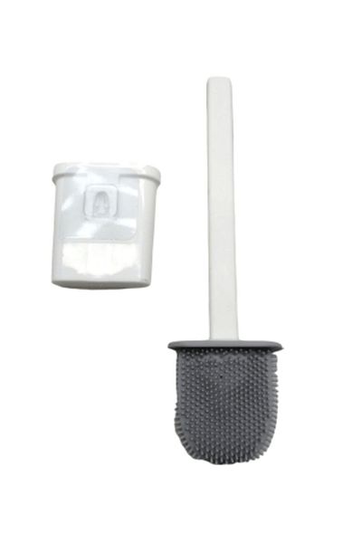NEZADE STORE Silicone Toilet Bowl - Wc Brush Set (4767) - Lysines