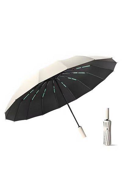 Taimi ella For Protection From Rain And Sun Folding Automatic Umbrella Waterproof Windproof beige