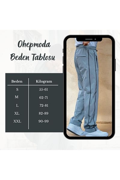 OHEPMODA Φούτερ με ελαστική μέση και πλαϊνές τσέπες