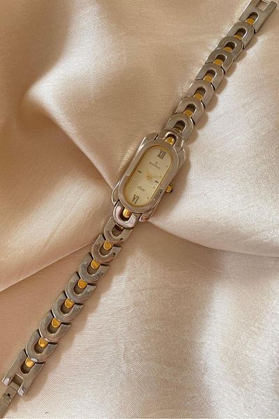 Romanson Stainless Steel Custom Design Lanyard Small Vintage Women's Wristwatch