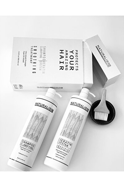 naturalissline keratin system brezilya fönü keratin bakımı ve arındırıcı şamp...