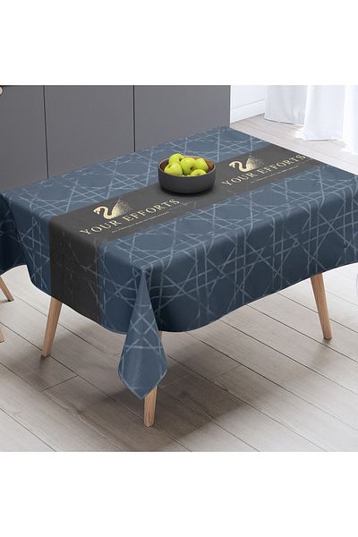 HIC Multicolored tablecloth 137 x 150 cm
