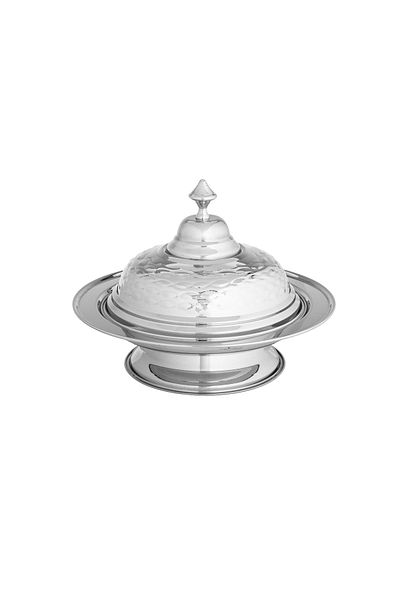 HIC Cozy Stainless Steel Service Dish With Base And Lid 35 cm