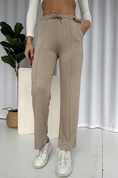 Mine Tan Butik Πέτρινο πολύχρωμο φούτερ με τσέπες