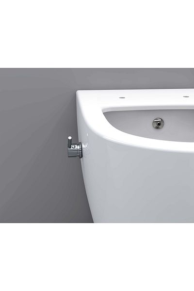 İZYAPI Hanging Toilet Integrated Toilet Faucet Internal Installation Hot/Cold Use
