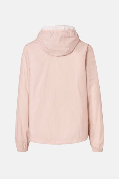 Tchibo Women Hooded Long Sleeve Plain Windbreaker Jacket, Pink