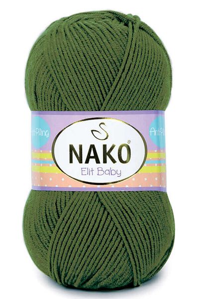 NAKO Elit Baby / Pine Green / 10665 / Συσκευασία 5 τεμαχίων