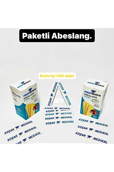 koşar medıkal Koşar Medikal Steril Abeslang - Ağda Çubuğu 100 lü