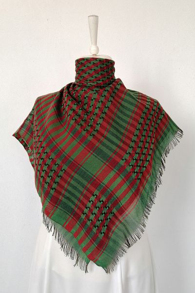 Kaftan Collection Cotton Puchsia, pouch, shawl with a loin