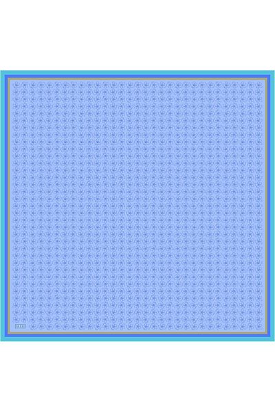 Belli Μεταξωτό Φουλάρι Twill - Μπλε - 4058d-08