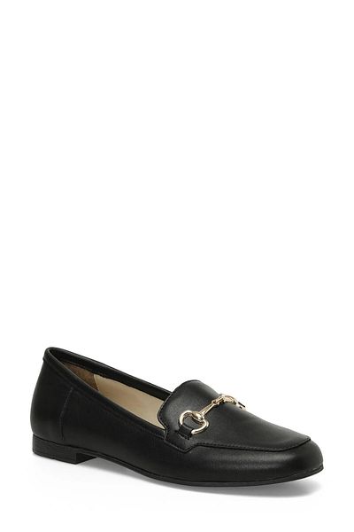 Polaris 323016   Black Comfort Sole Women's Loafer Shoes