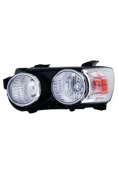Wisco Chevrolet Aveo T300 12 Ve Sonrası Uyumlu Far Sol Krom Motorlu 96831091