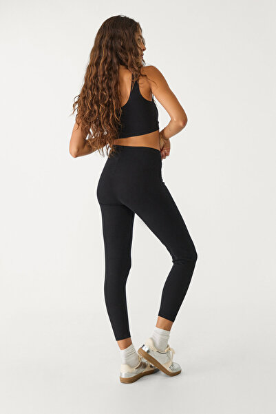 Stradivarius Cotton leggings with invisible seam