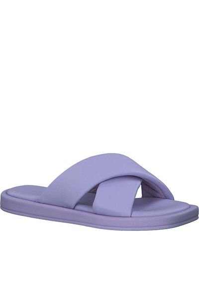 Tamaris Purple Slippers Womens Shoes