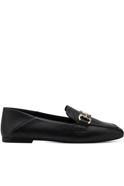 Tamaris Black Loafers Womens Shoes