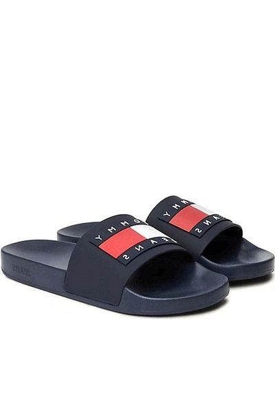 Tommy Jeans Pantofi pentru bărbați Flip Flops albaștri