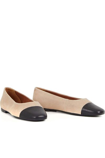 Vagabond Beige Ballerinas Womens Shoes
