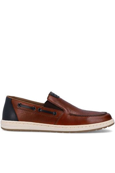 Rieker Brown Moccasins Mens Shoes