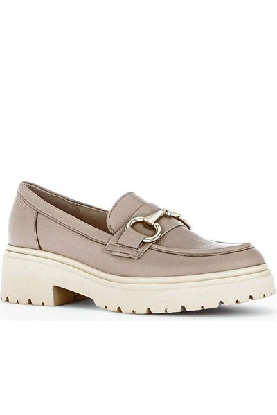 GABOR Beige Loafers Womens Shoes