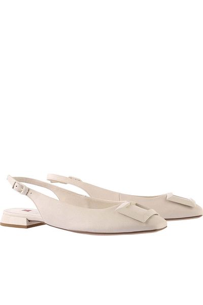 HÖGL Hogl Beige Ballerinas Womens Shoes