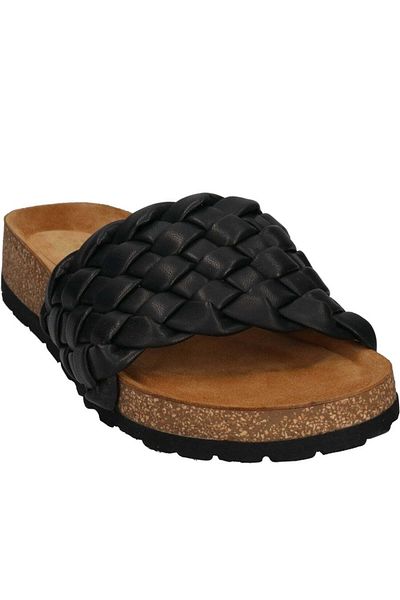BUGATTI Black Slippers Womens Shoes