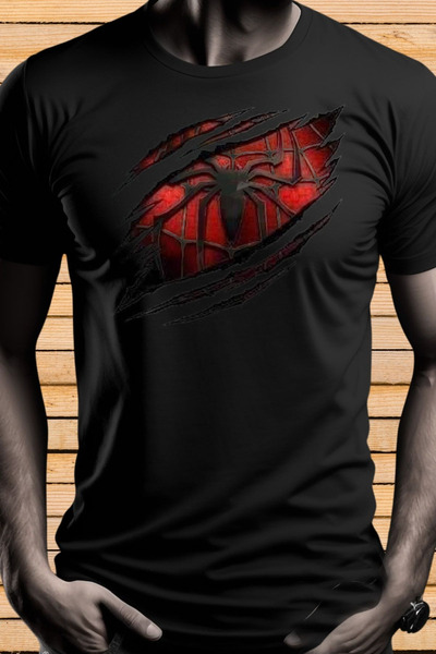 Wish BF Σπάιντερ Σκρατς με τύπωμα oversized Μπλουζάκι