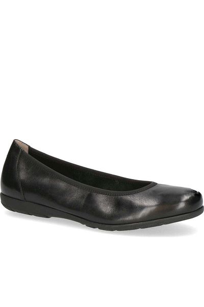 Caprice Black Ballerinas Womens Shoes