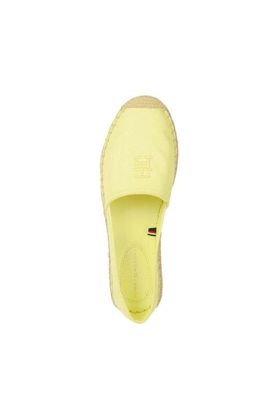 Tommy Hilfiger Yellow Espadrilles Womens Shoes