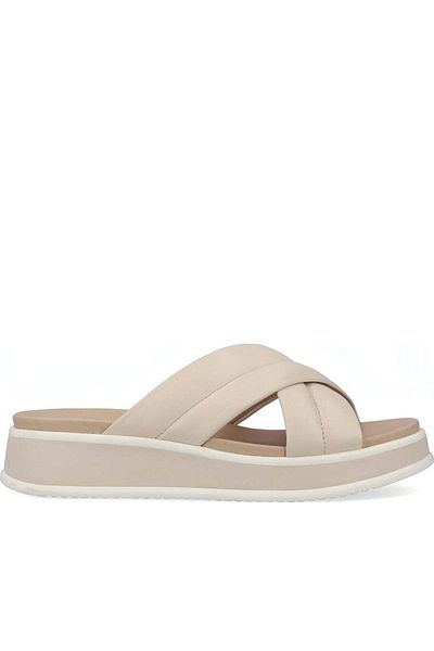 Rieker Beige Slippers Womens Shoes