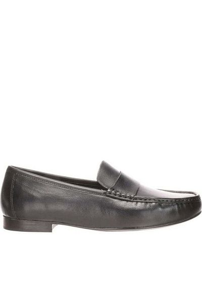 ARA Black Moccasins Womens Shoes