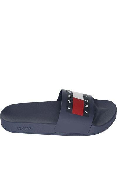Tommy Jeans Pantofi pentru bărbați Flip Flops albaștri