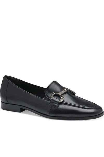 Tamaris Black Loafers Womens Shoes