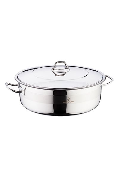 Sofram 12L 18/10 Stainless Steel Low Single Casserole, 36cm