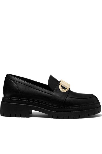 Michael Kors Black Loafers Womens Shoes