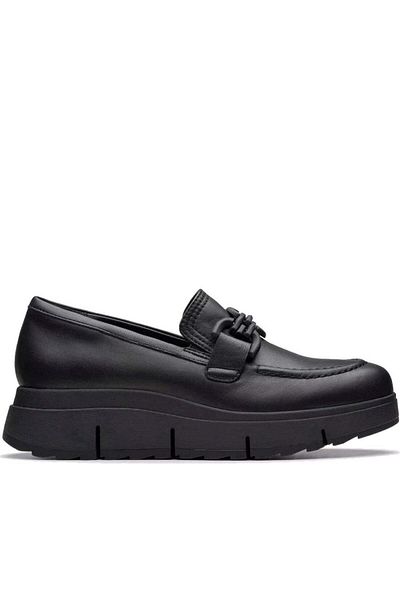 CLARKS Mocasini negri Pantofi dama
