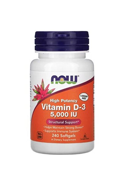 Now Foods D3 Vitamin 5000 Uı 240 Capsul