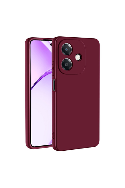 Rivor Oppo A3 4G Uyumlu Kılıf Kamera Çıkıntılı İpeksi Yumuşak Dokulu Dayanıkl...