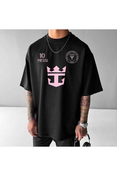 YOHO SPORT Tricou unisex personalizat cu imprimeu Lionel Messi Inter Miami