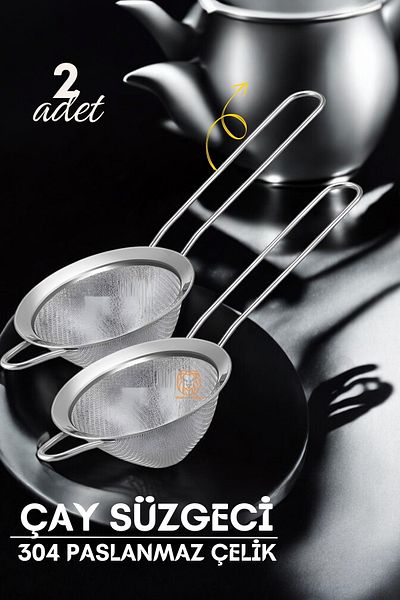 Transformacion Classic Tea Strainer 304 Stainless Steel 2 Pcs 721306