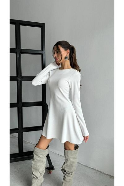 Natavanbutık Mini Dress with Bell Skirt