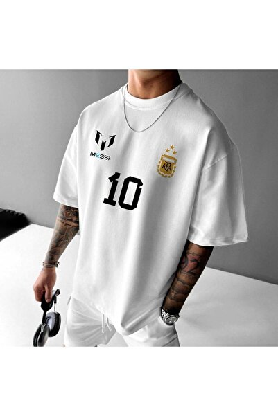 YOHO SPORT Lionel Messi Arjantin tasarım Baskılı özel Unisex Tshirt