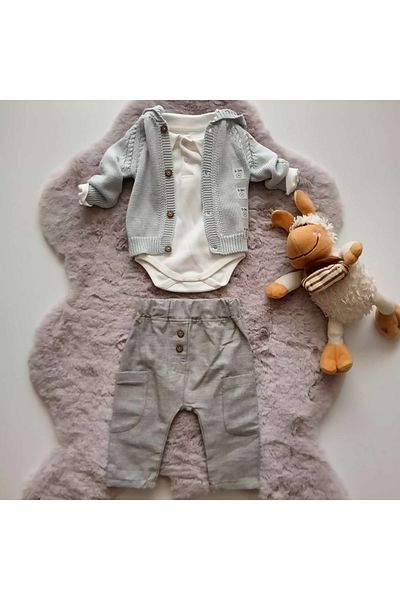 Nipperland Baby Boy Richard Cotton Suit