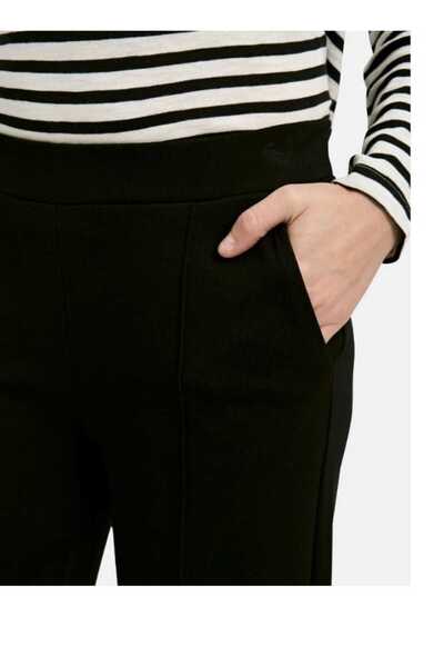 SERBA Steel Interlock Stretchy Waist Wide Leg Trousers