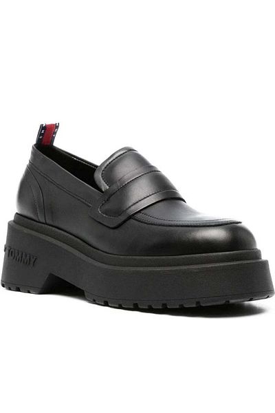 Tommy Jeans Черни мокасини дамски обувки