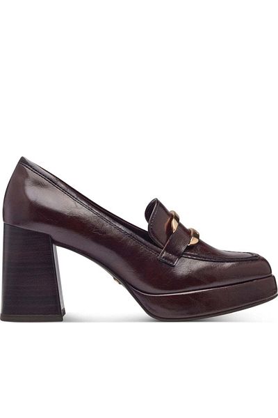 Tamaris Red Loafers Womens Shoes