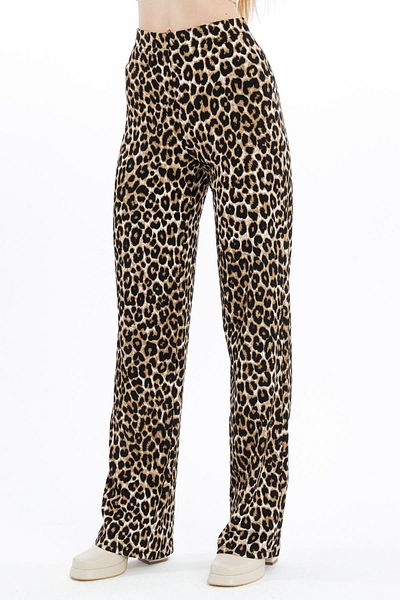 penyebizden Leopard Pattern Trousers Home&Outdoor