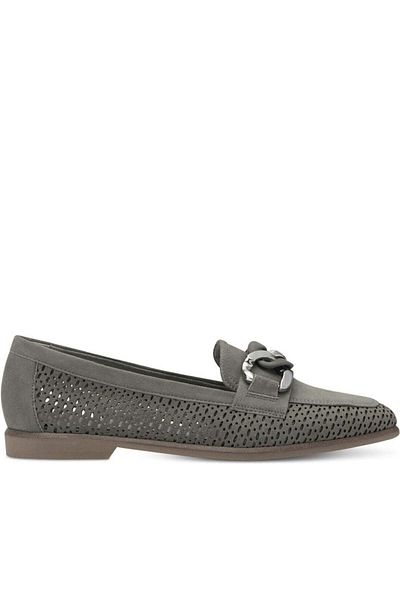 Tamaris Green Loafers Womens Shoes